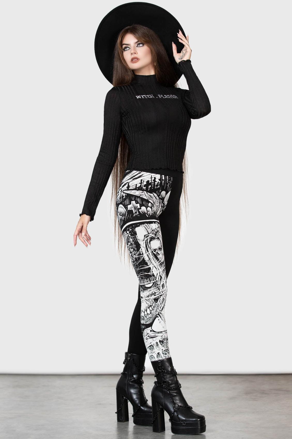Women Leggings | Killstar Horned God Leggings
