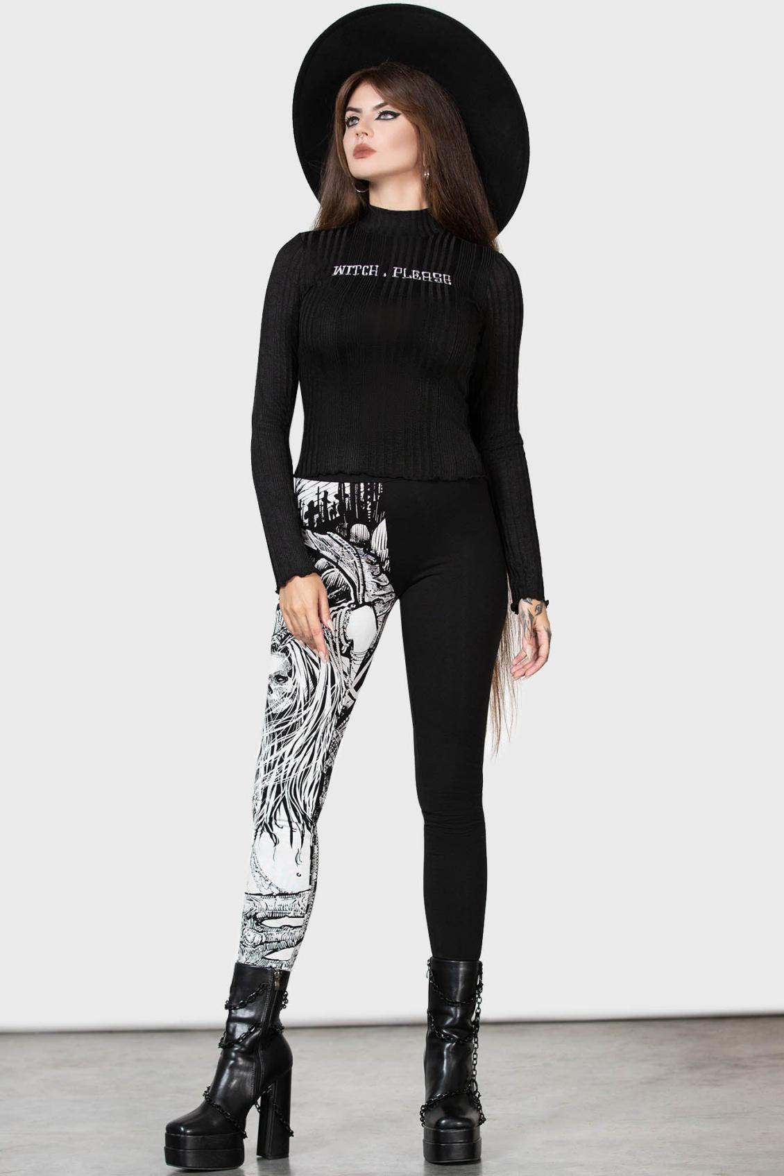 Women Leggings | Killstar Horned God Leggings