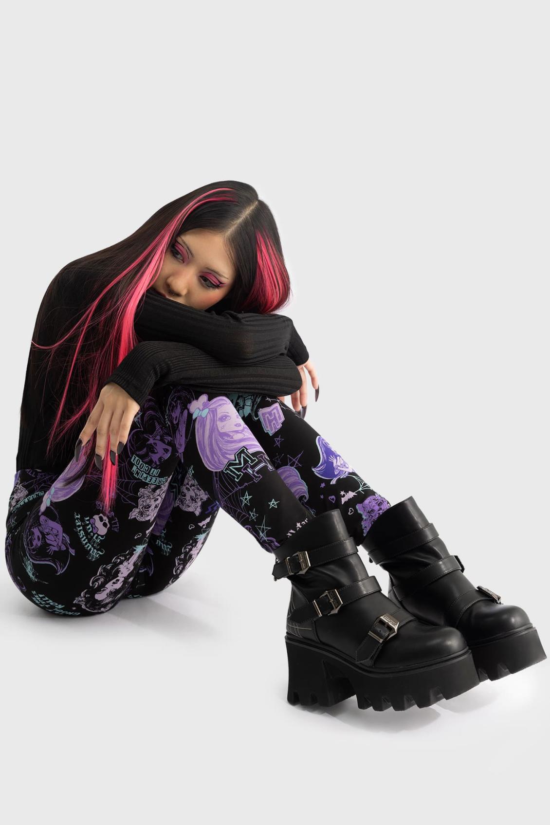 Women Leggings | Killstar Lets Bolt Leggings