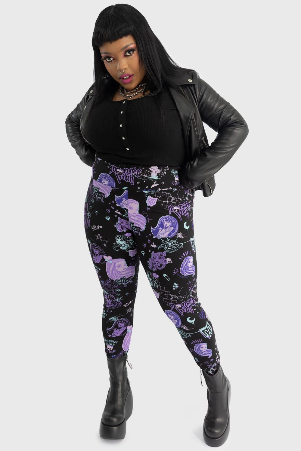 Women Leggings | Killstar Lets Bolt Leggings