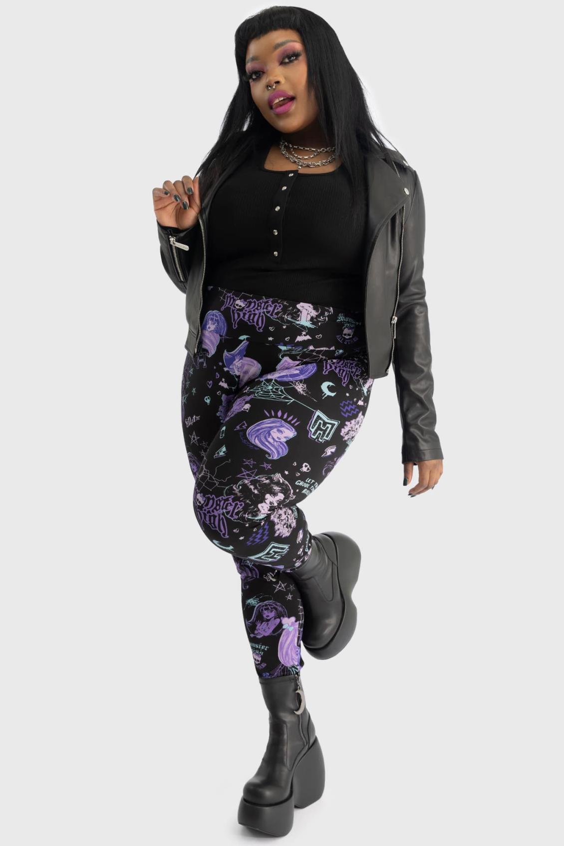 Women Leggings | Killstar Lets Bolt Leggings