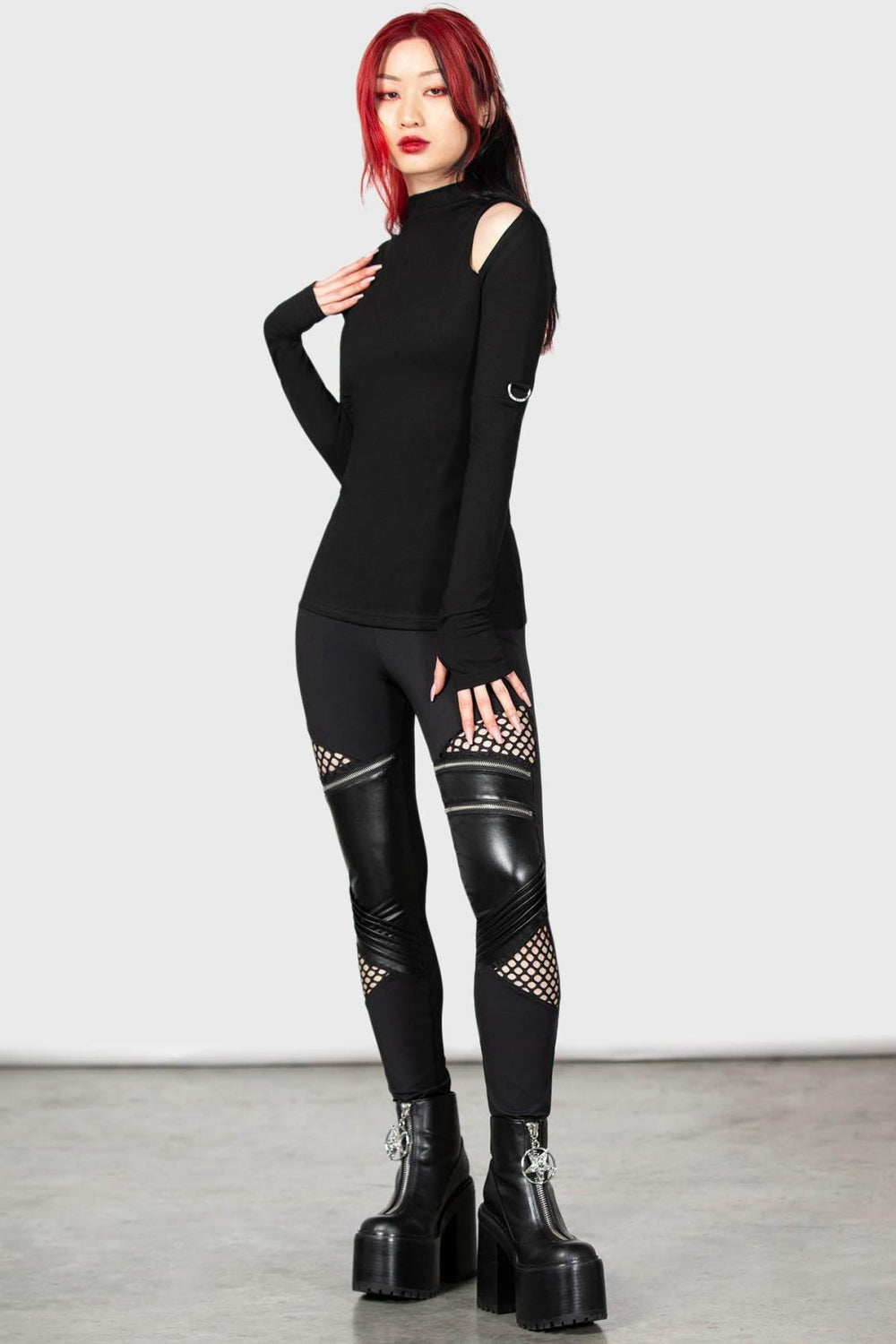 Women Leggings | Killstar Neo Noir Leggings