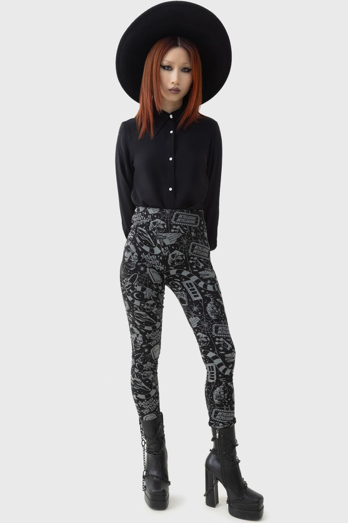 Women Leggings | Killstar Never Trust The Living Leggings