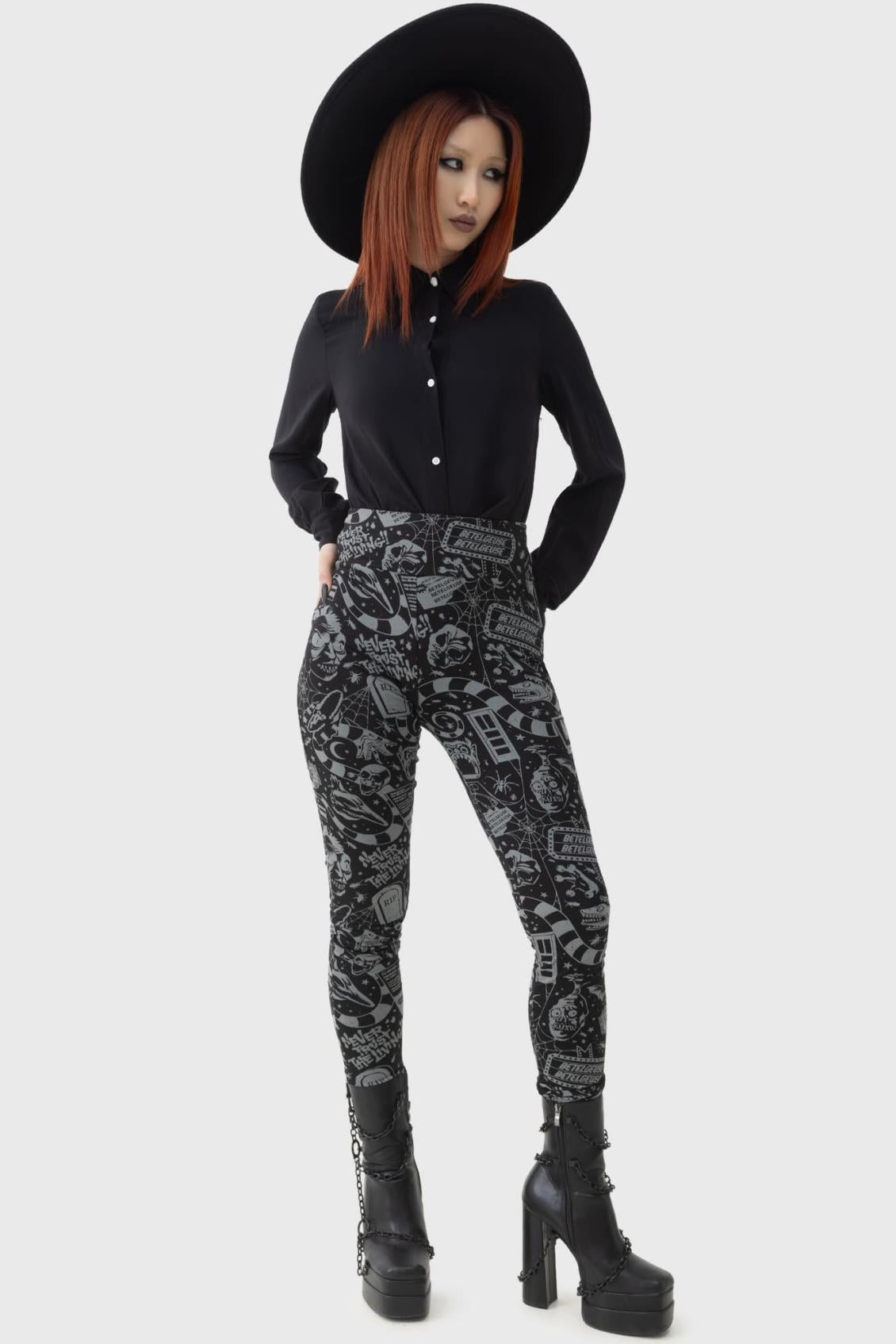 Women Leggings | Killstar Never Trust The Living Leggings