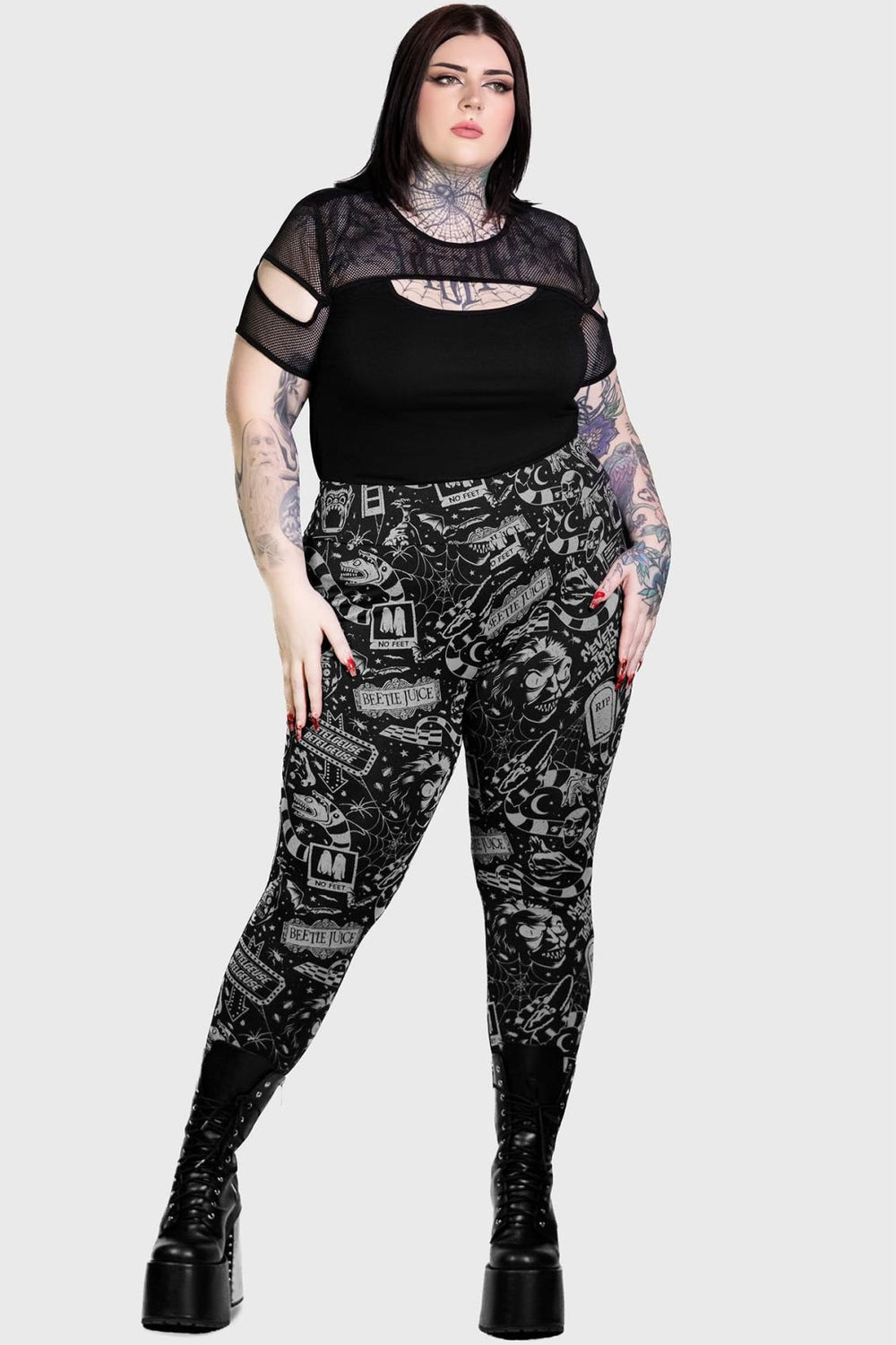 Women Leggings | Killstar Never Trust The Living Leggings