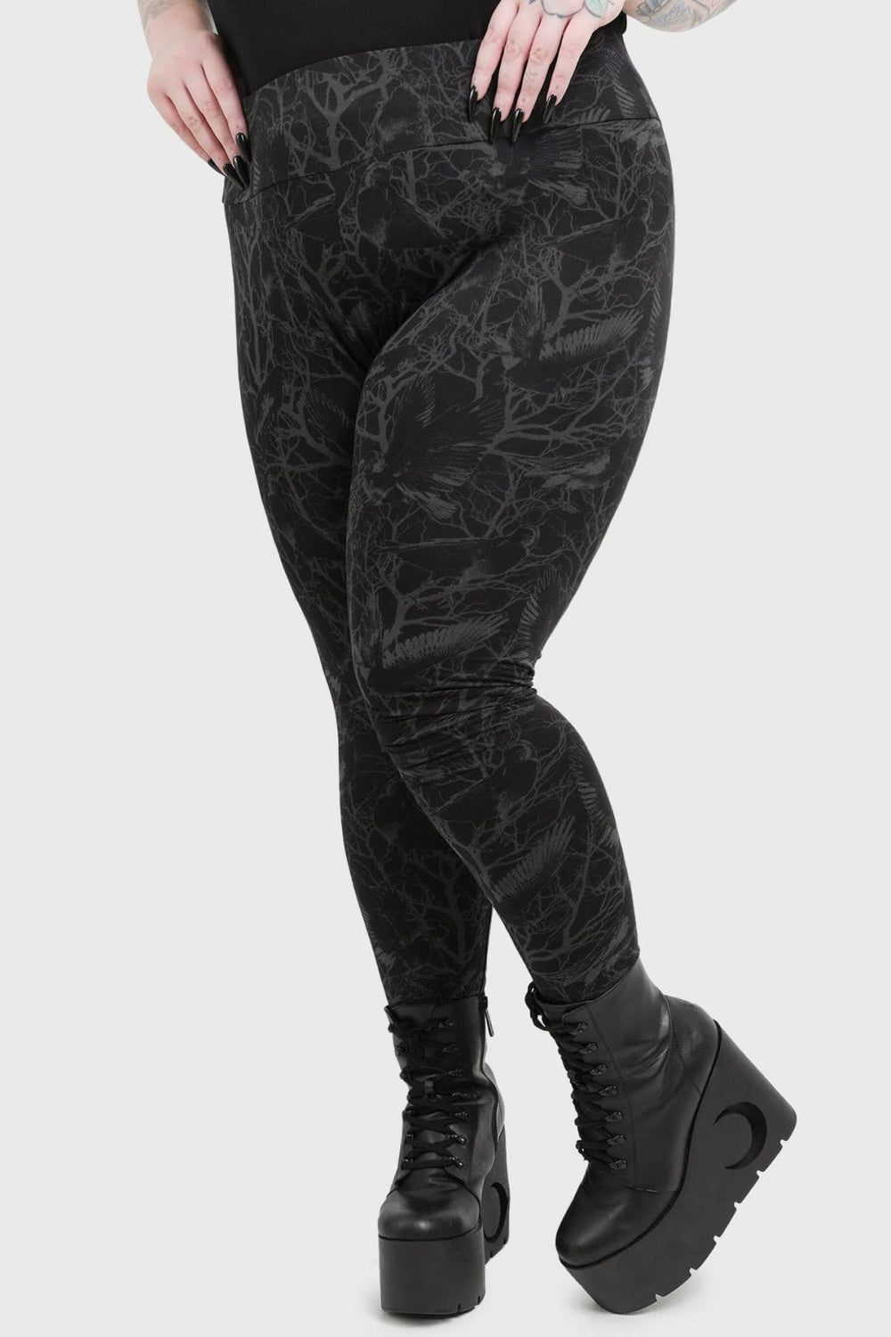 Women Leggings | Killstar Raven Mistress Leggings