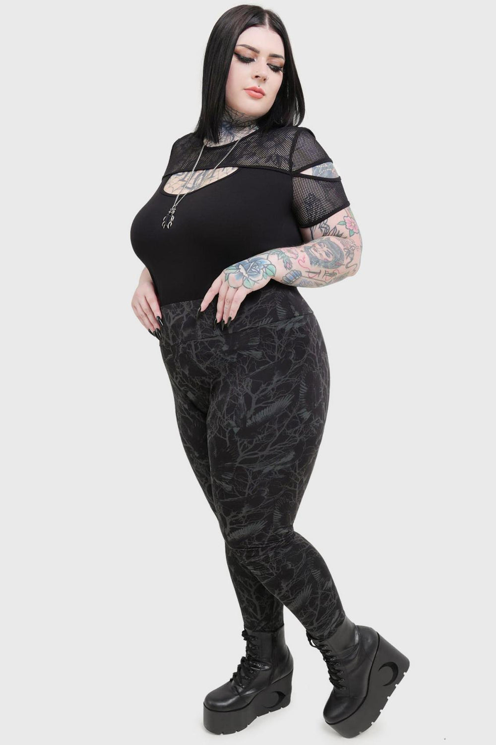 Women Leggings | Killstar Raven Mistress Leggings