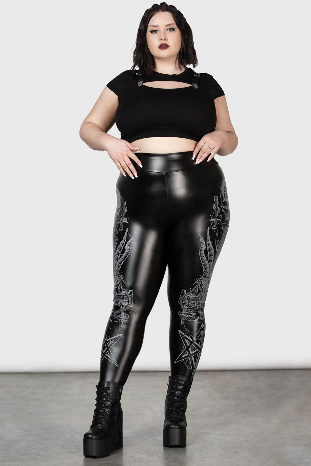 Women Leggings | Killstar Screech Owl Leggings