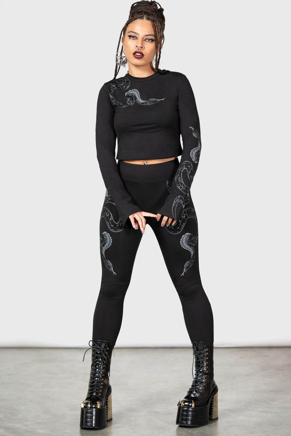 Women Leggings | Killstar Slitherina Leggings