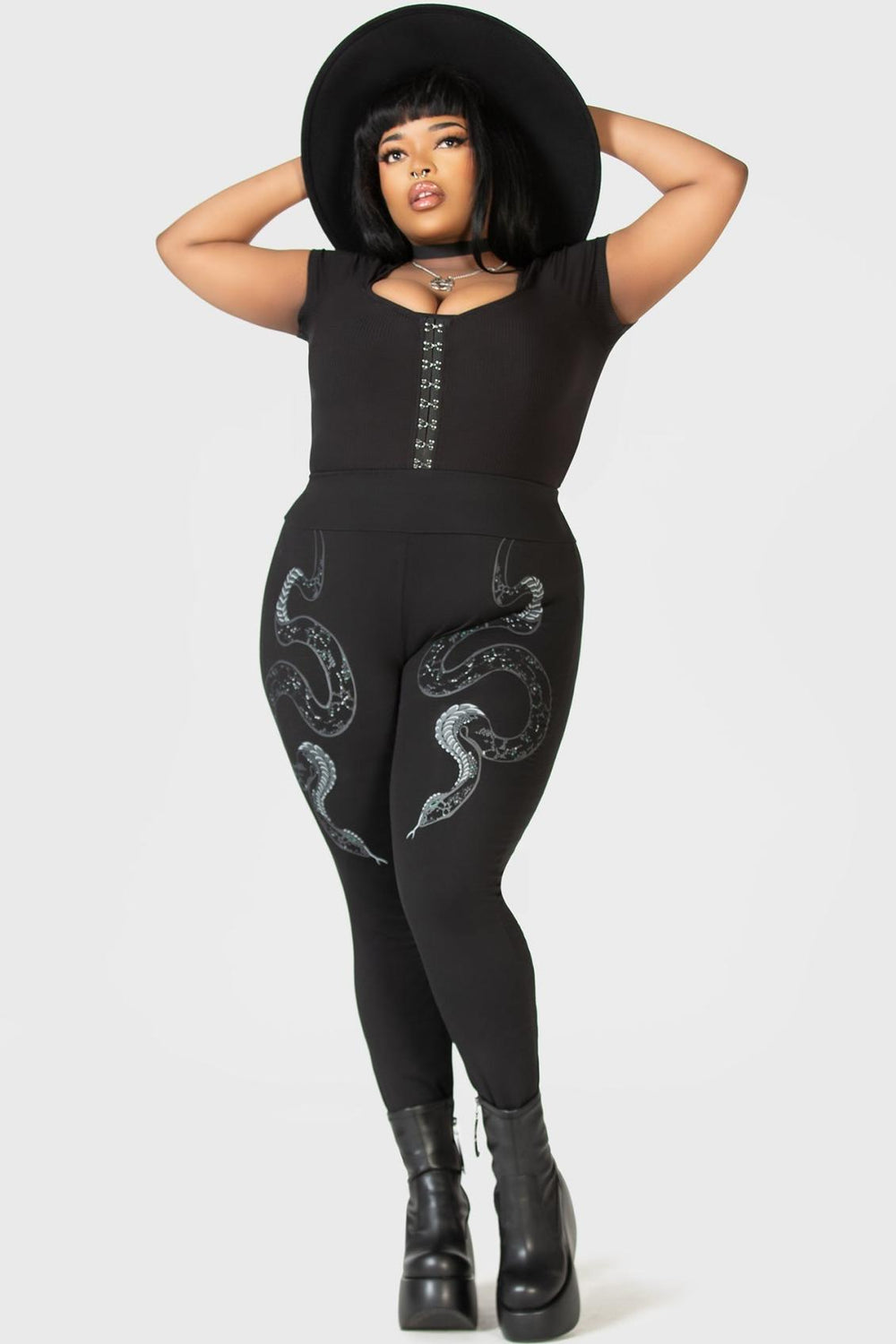 Women Leggings | Killstar Slitherina Leggings
