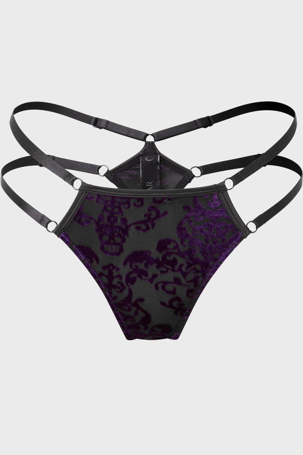 Women Lingerie | Killstar Fang Burnout Velvet Panty