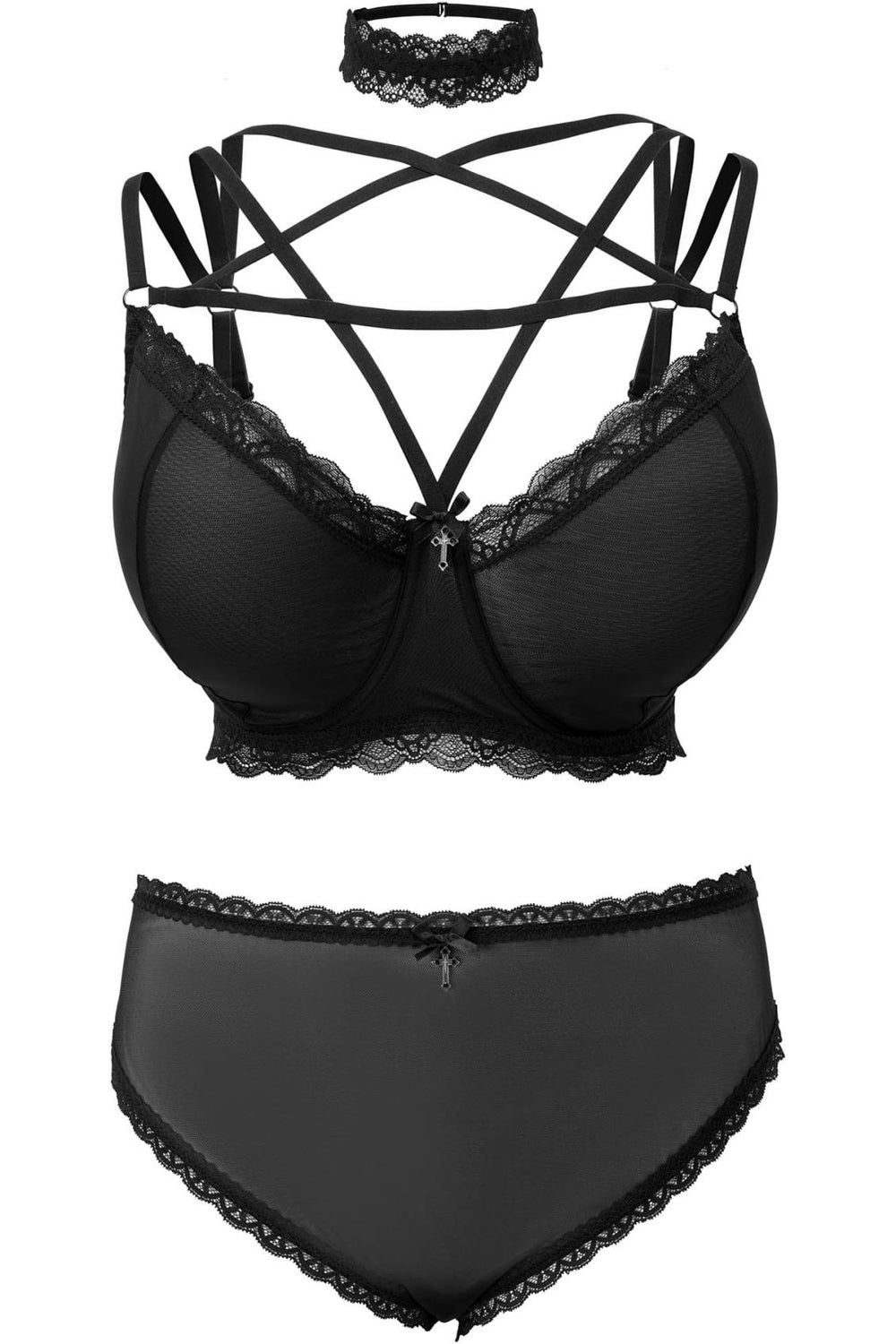 Women Lingerie | Killstar She Bites Lace Bra [B]