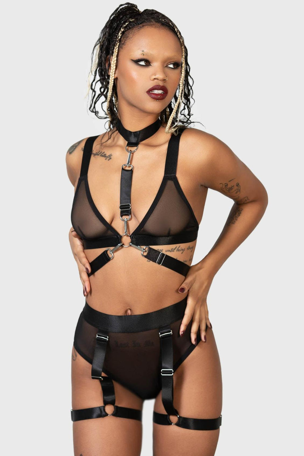 Women Lingerie | Killstar Tangled Mesh Bralet