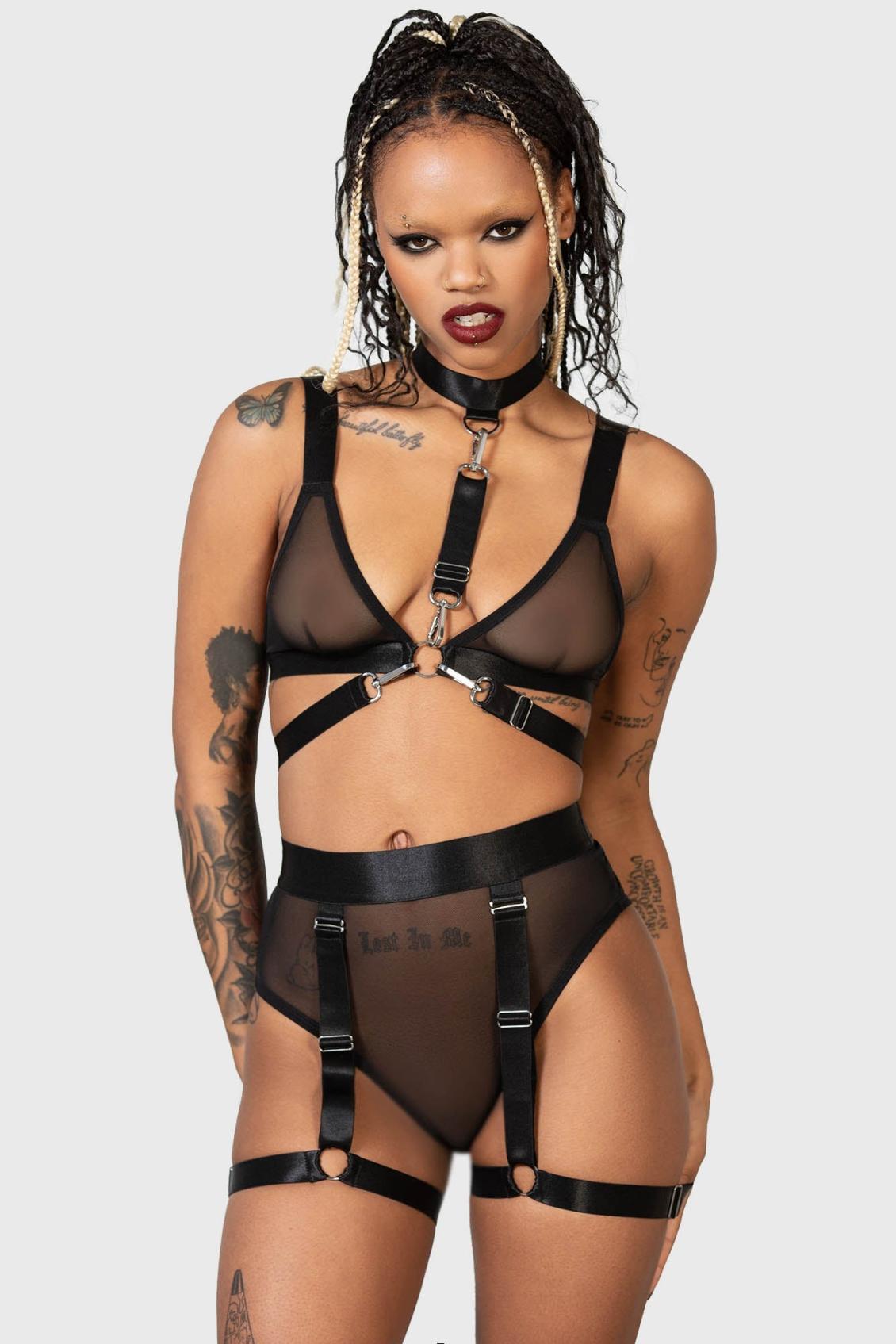 Women Lingerie | Killstar Tangled Mesh Panty