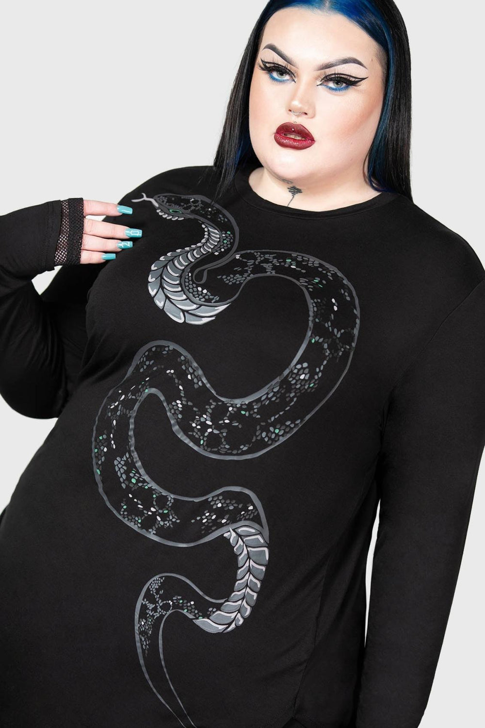 Women Long Sleeves | Killstar Aniliidae Top