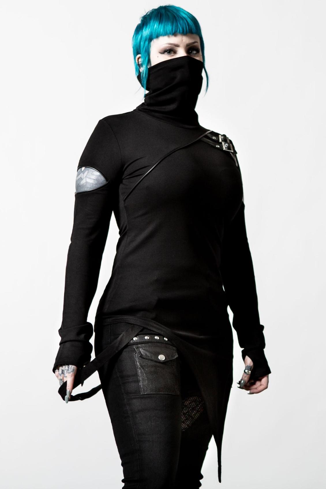 Women Long Sleeves | Killstar Arch Angelz Masked Top