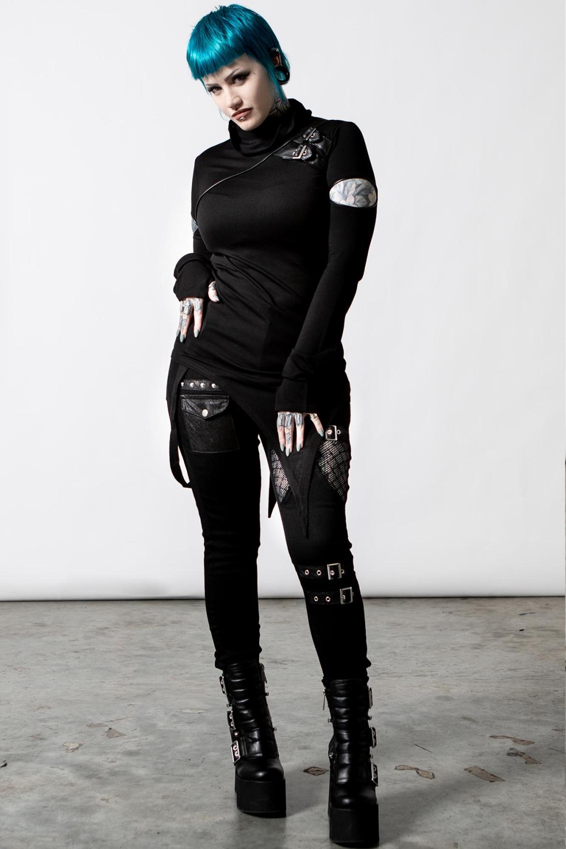 Women Long Sleeves | Killstar Arch Angelz Masked Top