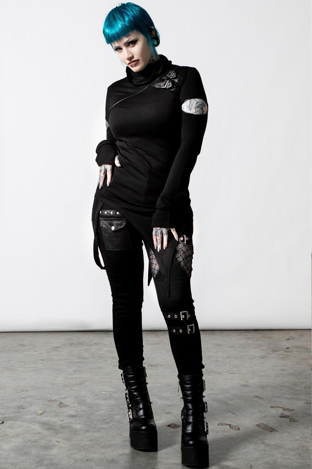 Women Long Sleeves | Killstar Arch Angelz Masked Top
