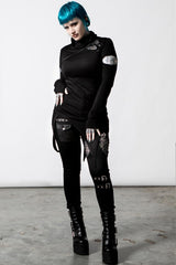 Women Long Sleeves | Killstar Arch Angelz Masked Top