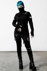 Women Long Sleeves | Killstar Arch Angelz Masked Top