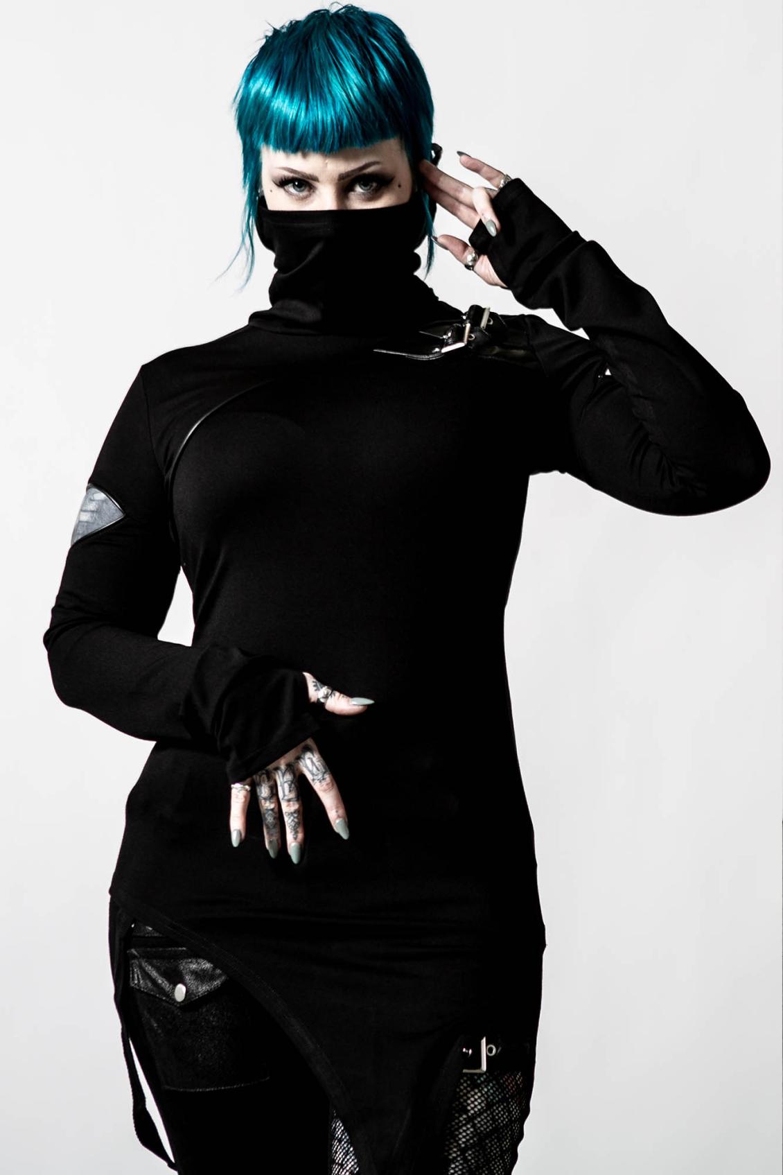 Women Long Sleeves | Killstar Arch Angelz Masked Top