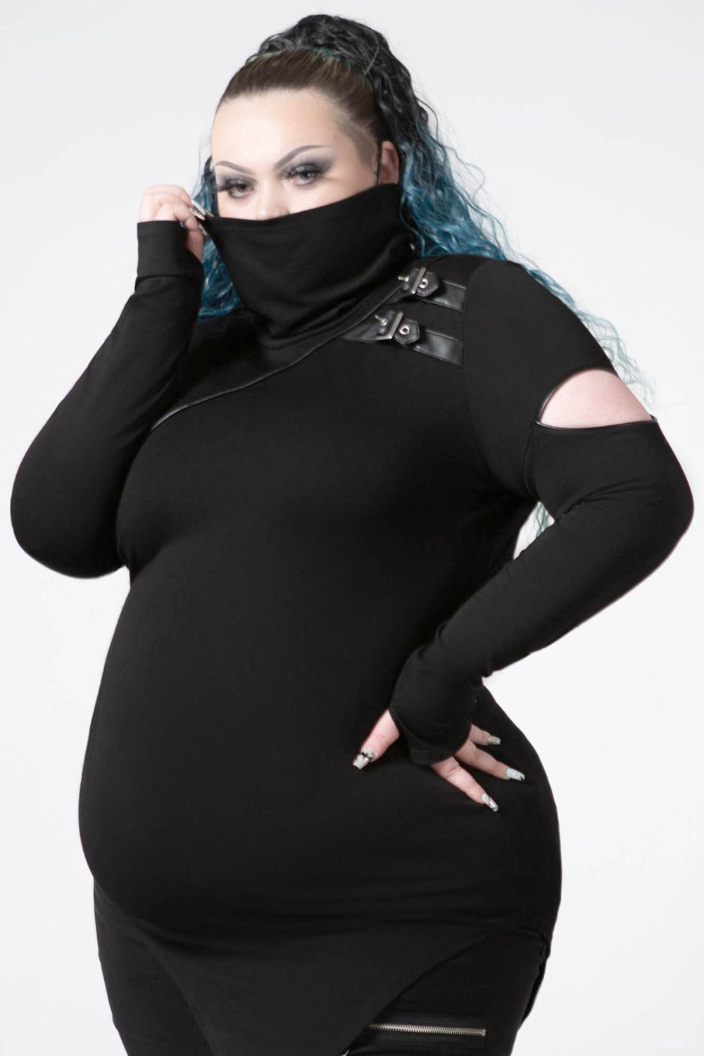 Women Long Sleeves | Killstar Arch Angelz Masked Top