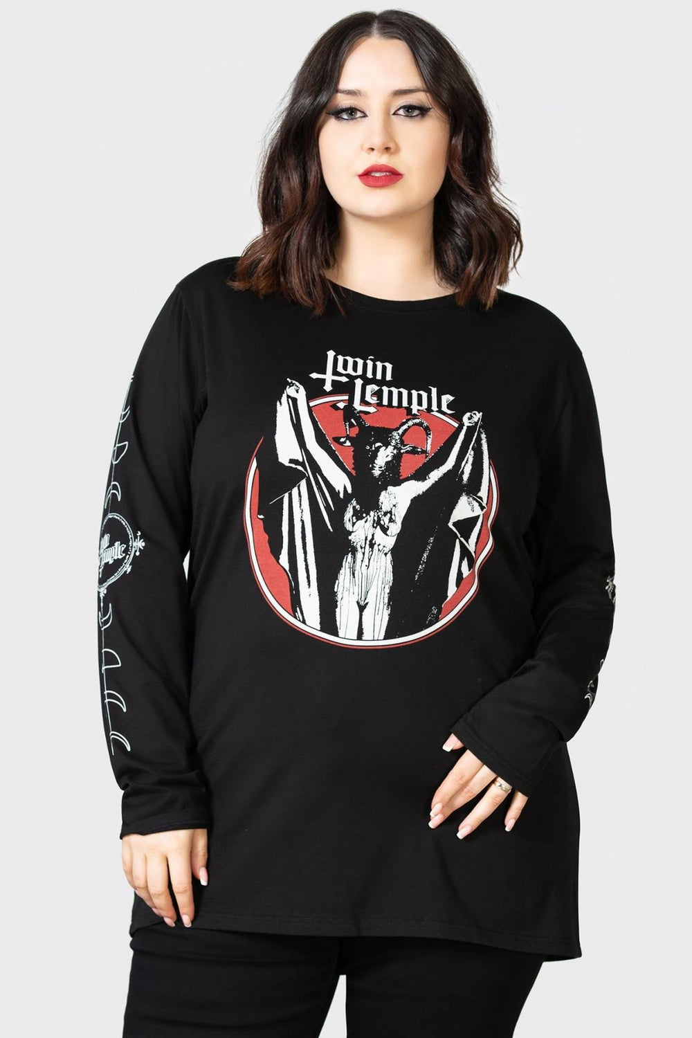 Women Long Sleeves | Killstar Baphomette Long Sleeve Top