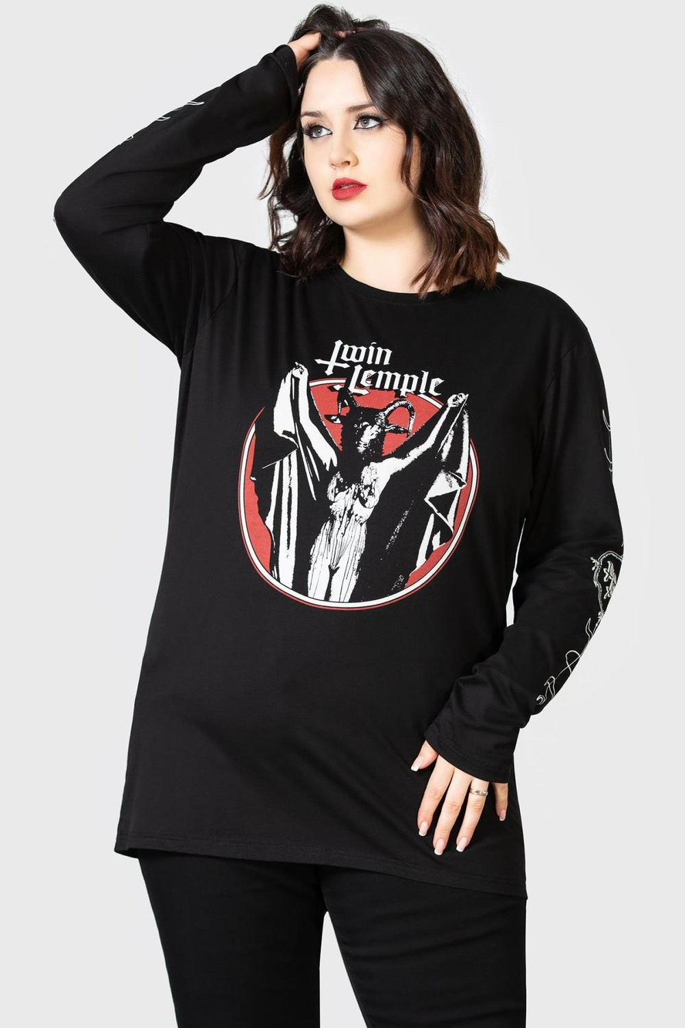 Women Long Sleeves | Killstar Baphomette Long Sleeve Top