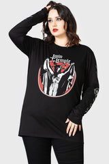 Women Long Sleeves | Killstar Baphomette Long Sleeve Top