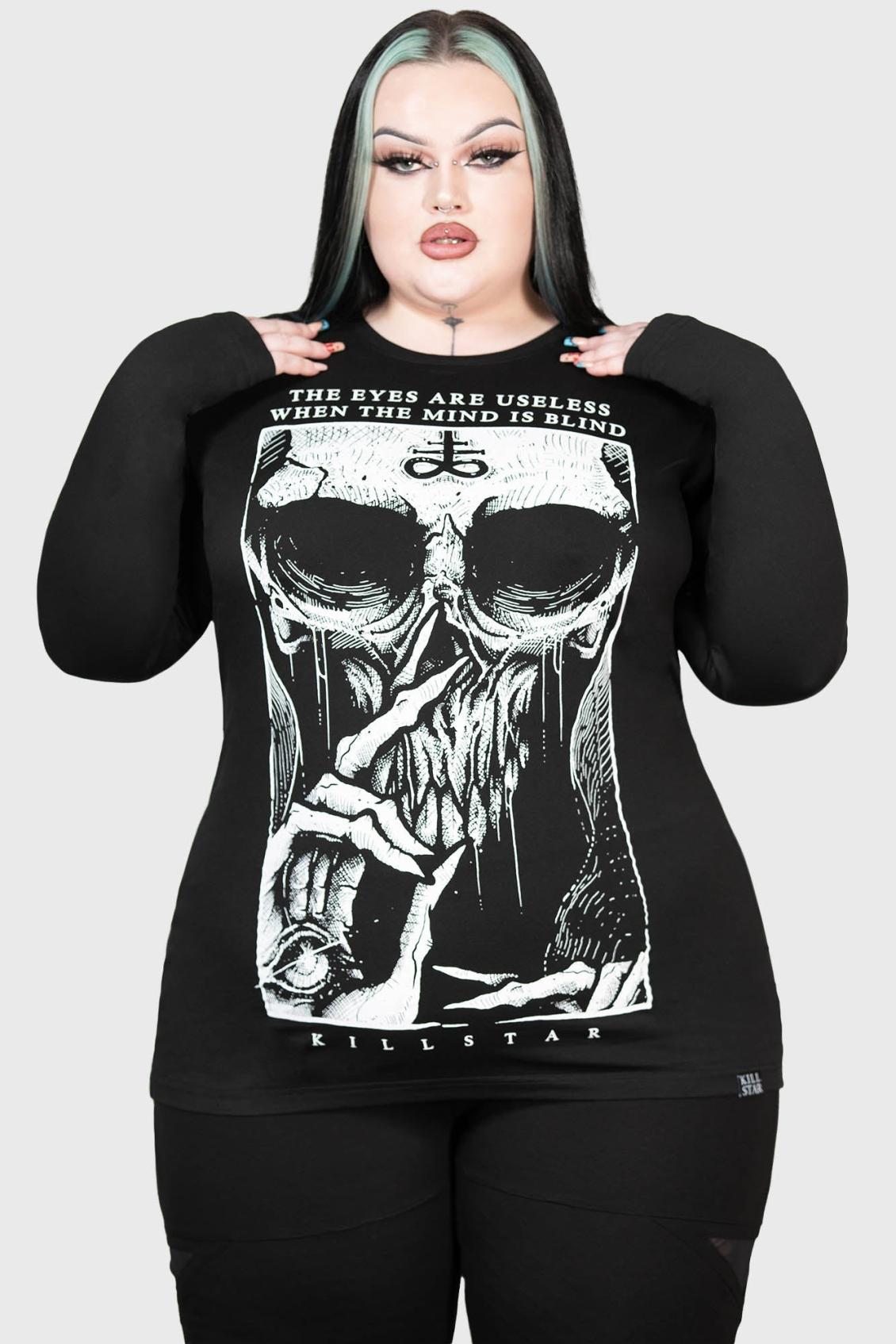 Women Long Sleeves | Killstar Blind Mind Long Sleeve Top