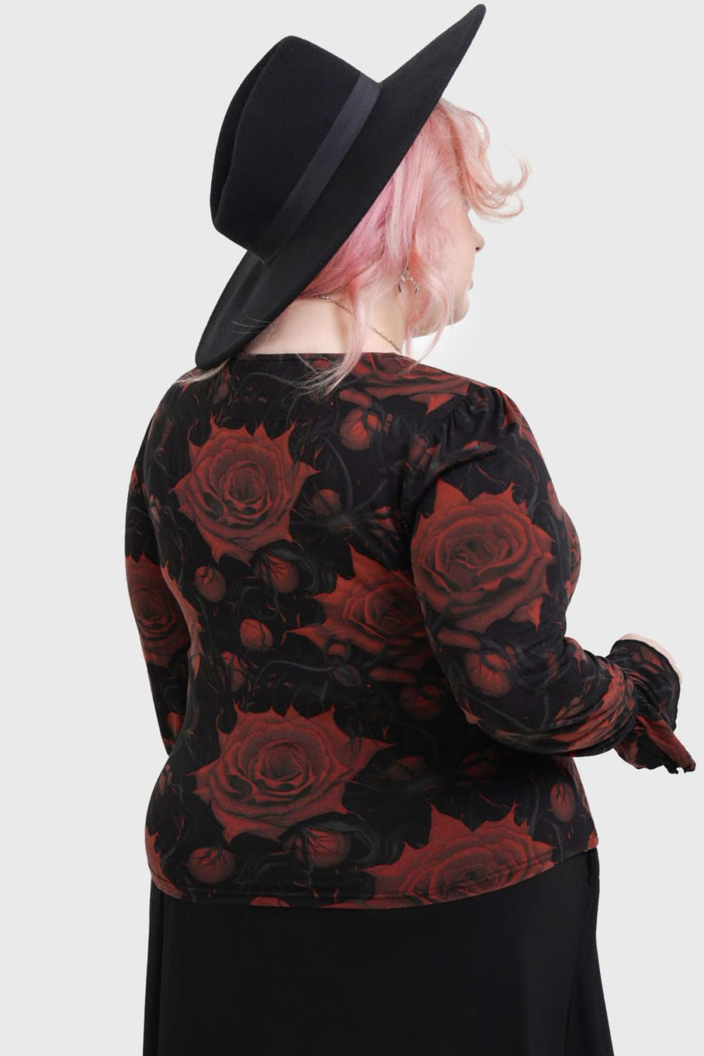 Women Long Sleeves | Killstar Blood Rose Top
