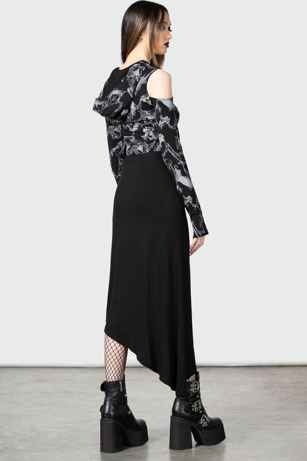 Women Long Sleeves | Killstar Catacombs Creatures Hooded Top