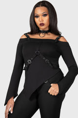 Women Long Sleeves | Killstar Cell Of Anarchy Top