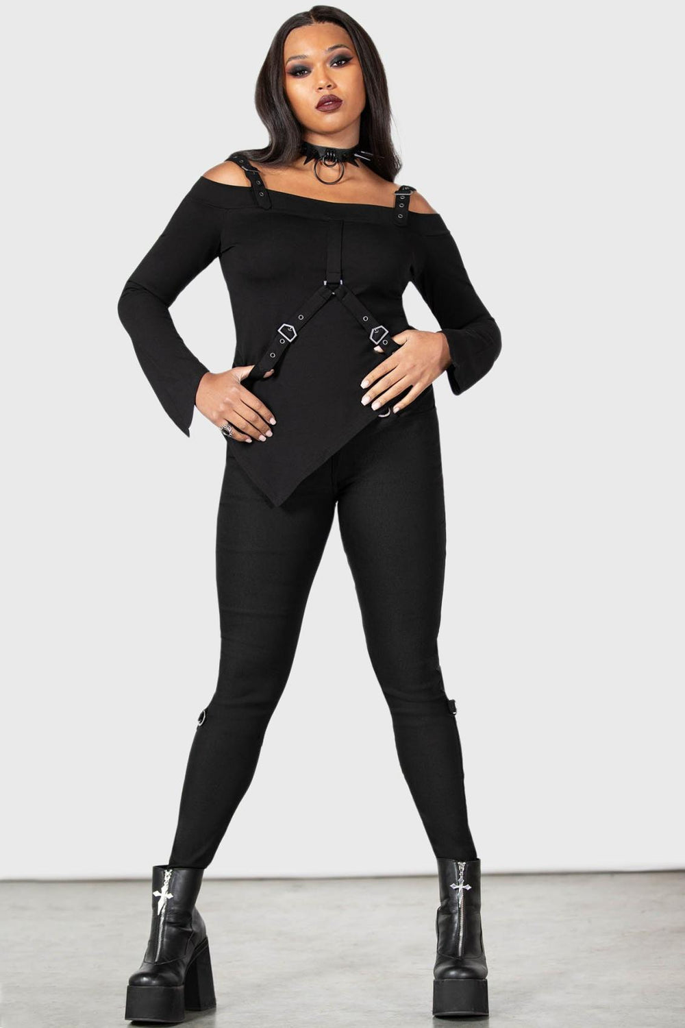 Women Long Sleeves | Killstar Cell Of Anarchy Top