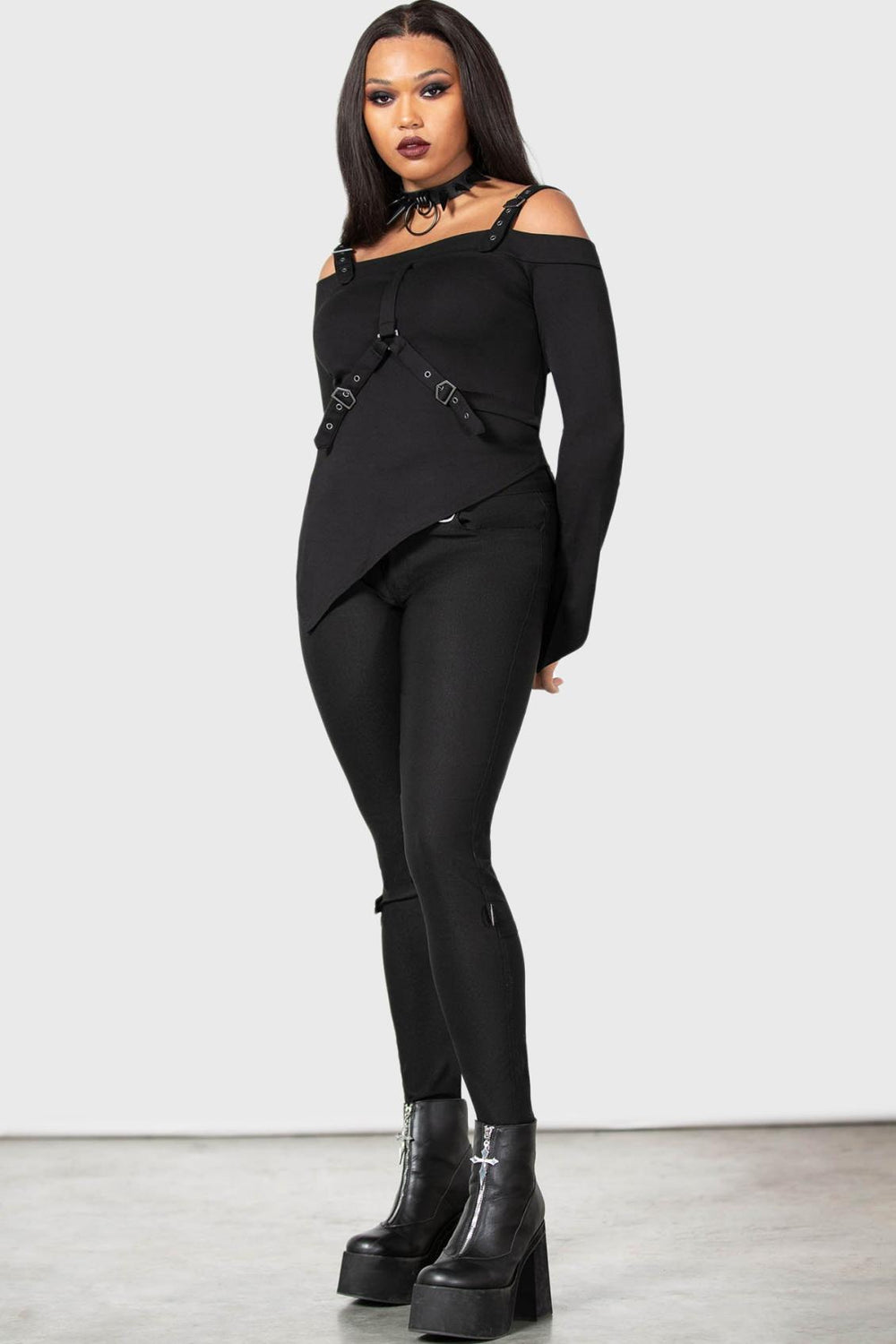 Women Long Sleeves | Killstar Cell Of Anarchy Top