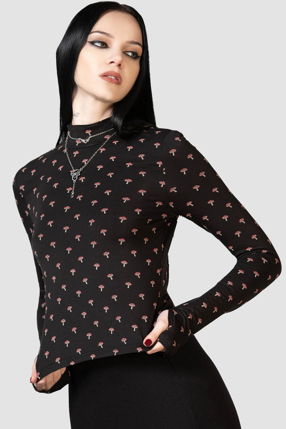 Women Long Sleeves | Killstar Dapperling Long Sleeve Top
