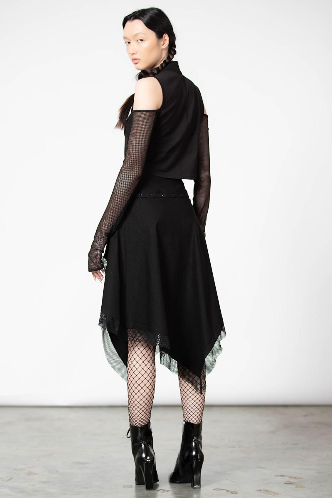 Women Long Sleeves | Killstar Dark Half Long Sleeve Top