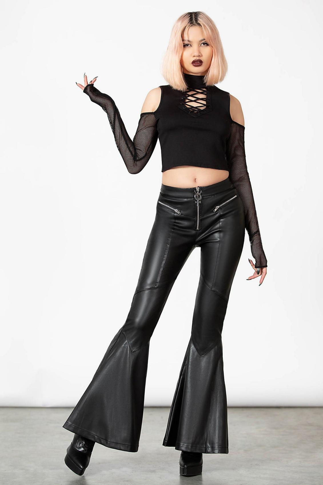 Women Long Sleeves | Killstar Dark Half Long Sleeve Top