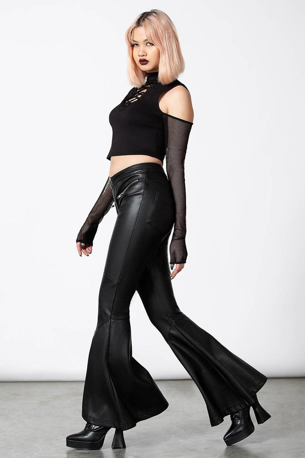 Women Long Sleeves | Killstar Dark Half Long Sleeve Top