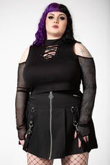 Women Long Sleeves | Killstar Dark Half Long Sleeve Top