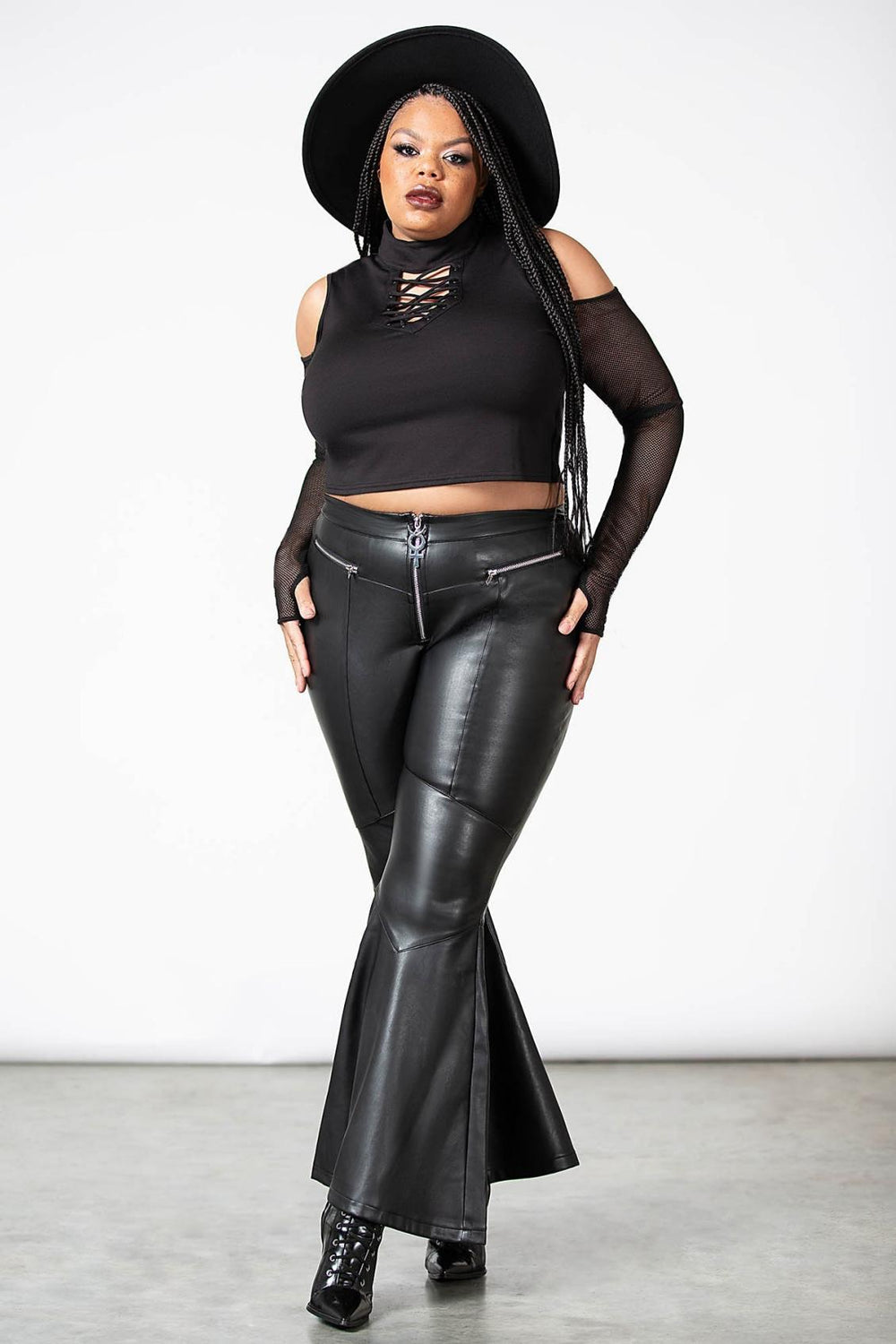 Women Long Sleeves | Killstar Dark Half Long Sleeve Top