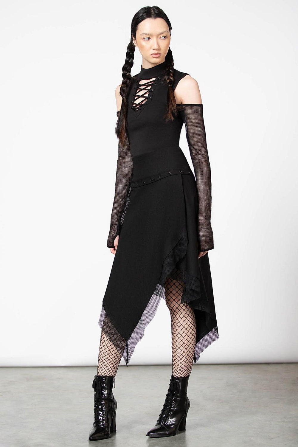 Women Long Sleeves | Killstar Dark Half Long Sleeve Top