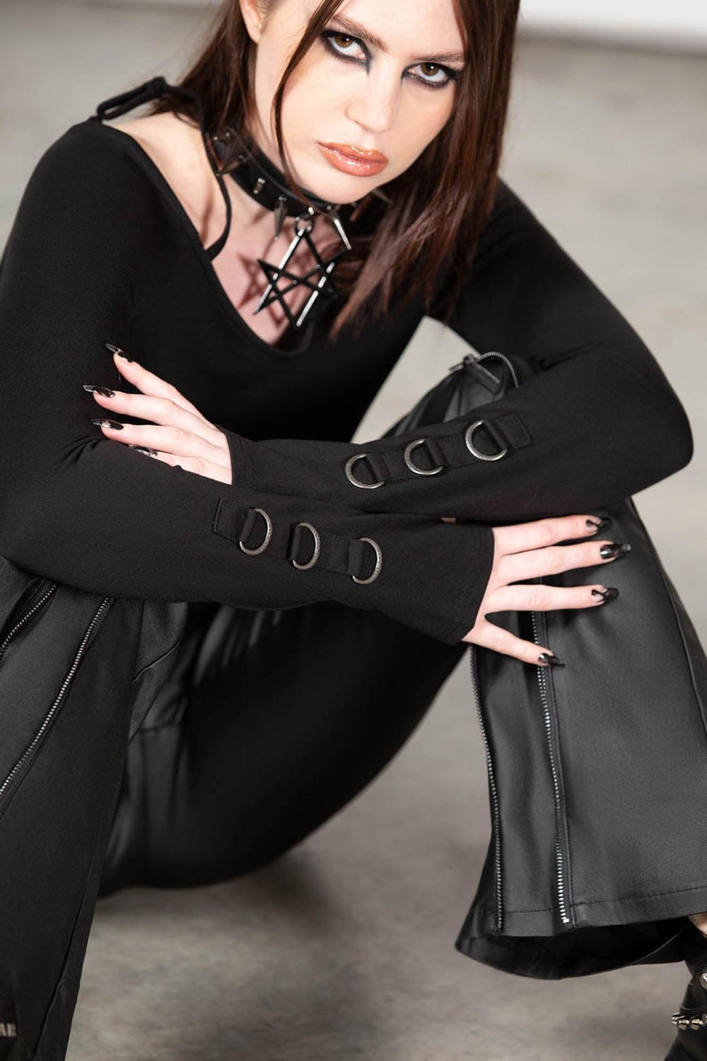 Women Long Sleeves | Killstar Desolate Cold Shoulder Top