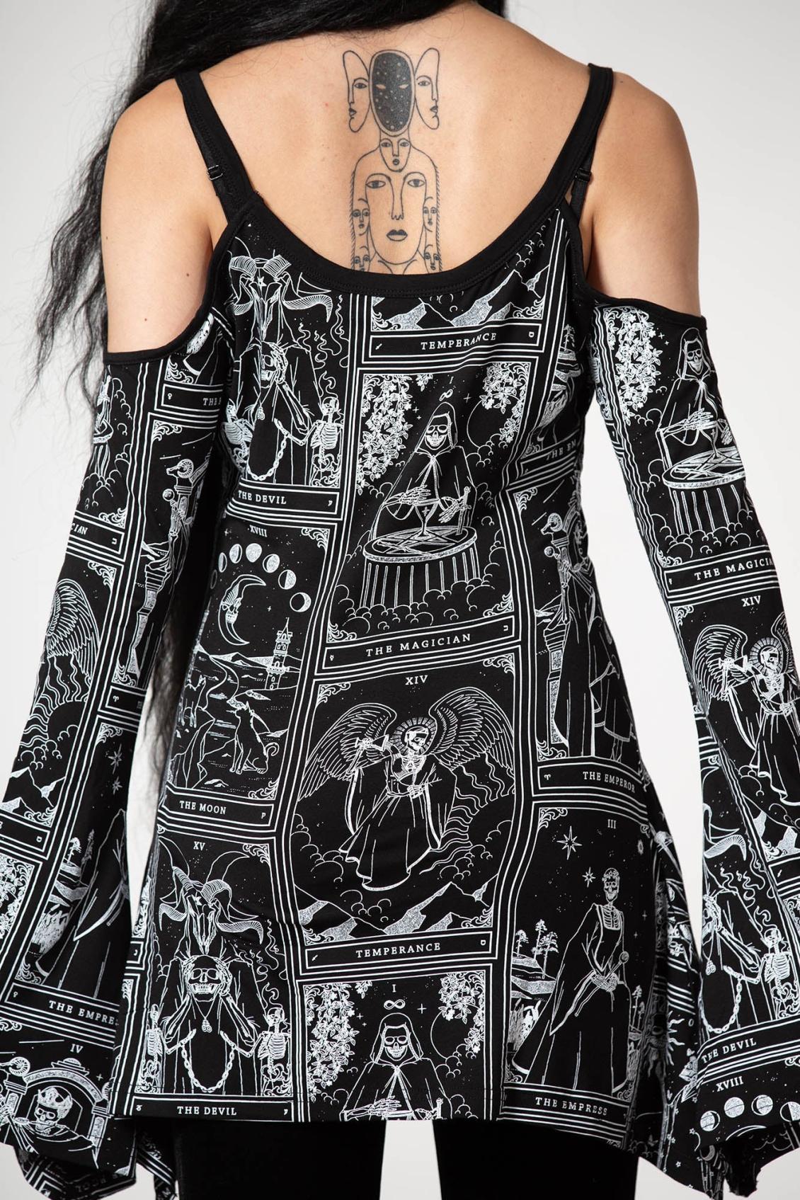 Women Long Sleeves | Killstar Destiny Cold-Shoulder Top