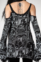 Women Long Sleeves | Killstar Destiny Cold-Shoulder Top