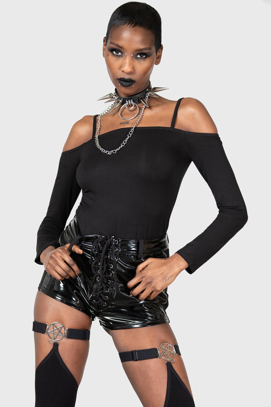 Women Long Sleeves | Killstar Devastate Bardot Top