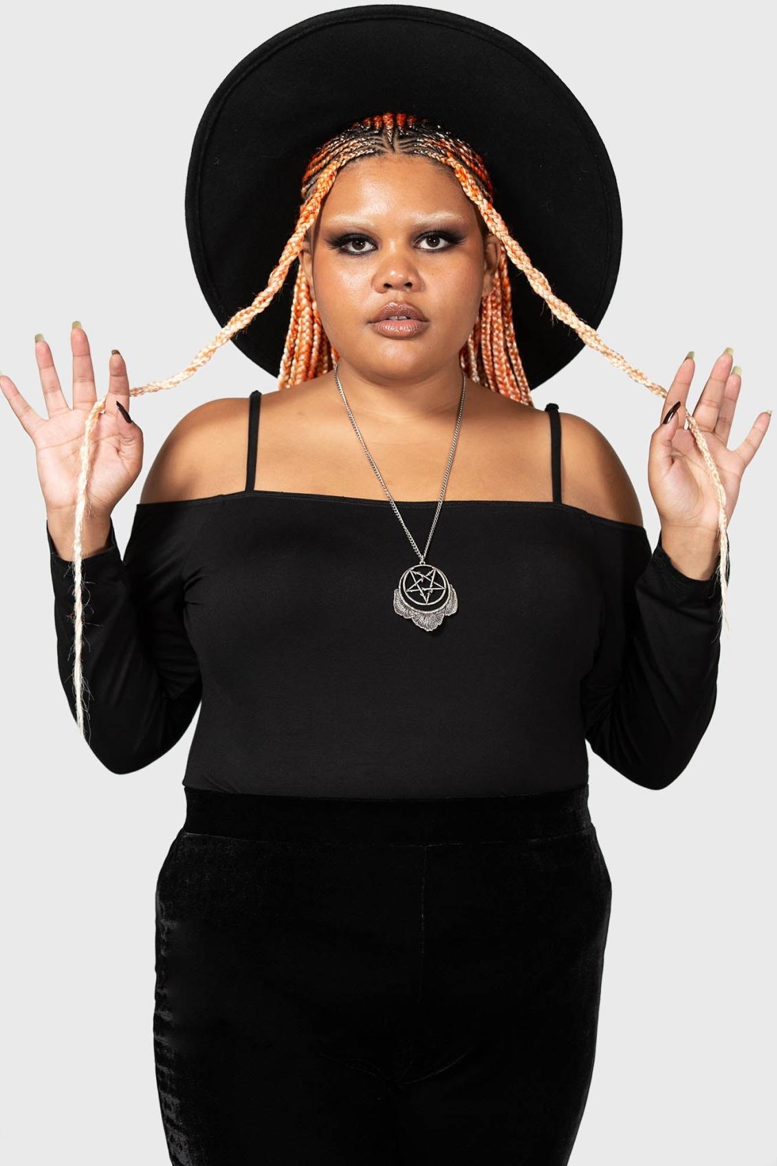 Women Long Sleeves | Killstar Devastate Bardot Top