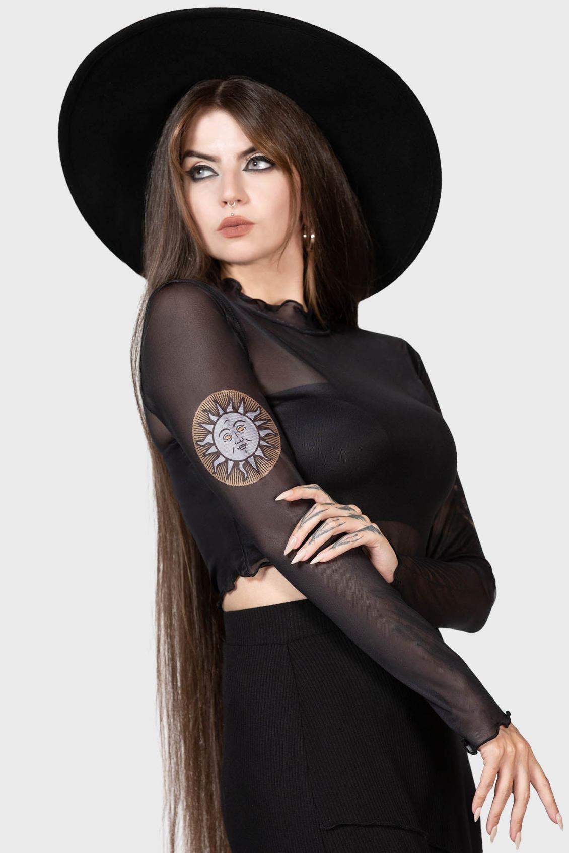 Women Long Sleeves | Killstar Evil Sun Top