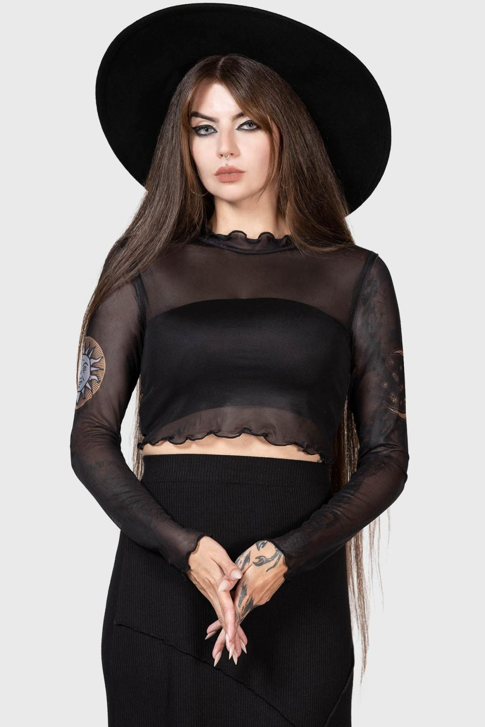 Women Long Sleeves | Killstar Evil Sun Top