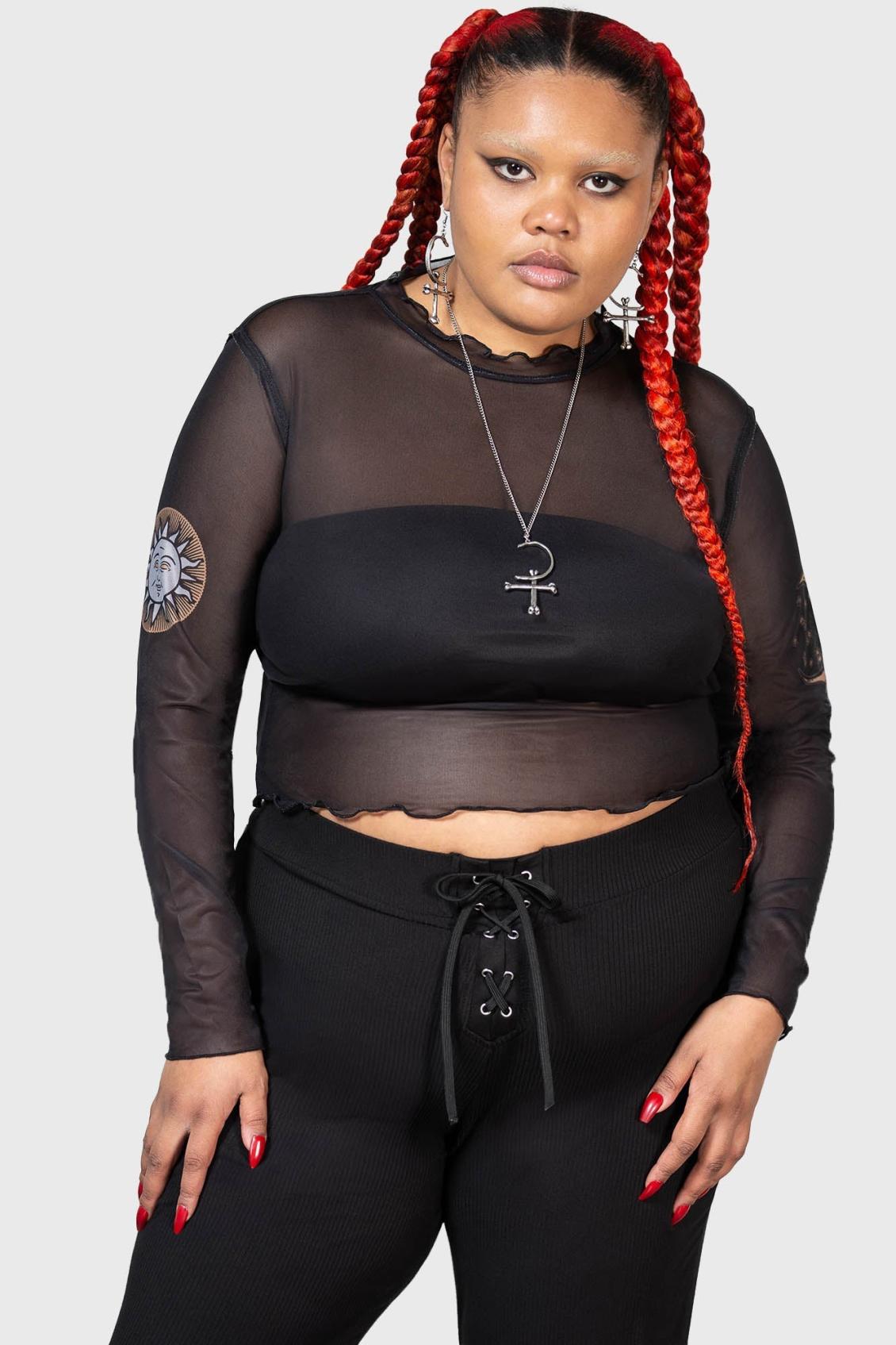 Women Long Sleeves | Killstar Evil Sun Top